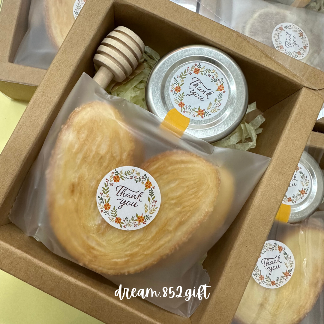 散水禮物 | BB022 透明趟盒 ✧ 1樽蜜糖/ 果醬 + 1份小食