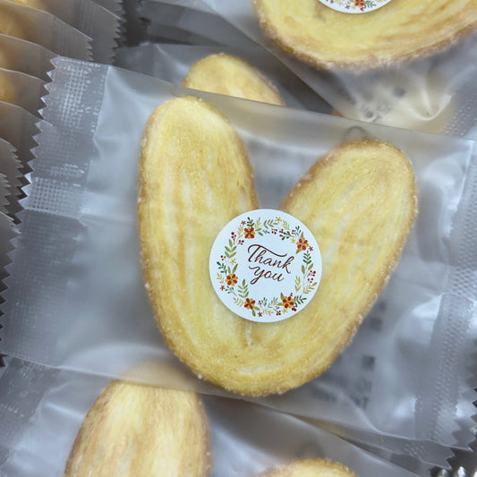 婚宴回禮 | BB051 單品 ✧ 蝴蝶酥 連囍字貼紙/ Thank you貼紙