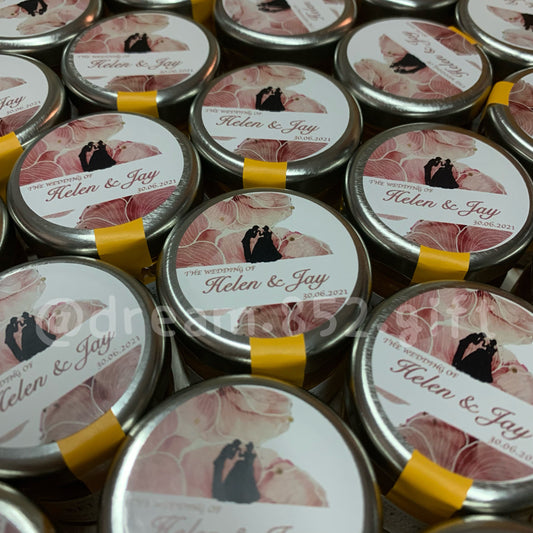 BB000 單品 ✧ 蜜糖 / 果醬 連婚宴貼紙 可印新人名字及婚宴日期 **不設送貨服務**只限順豐到付**